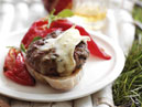 picture of minty lamb burger