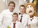 James Martin with the Young Chef winners 2006